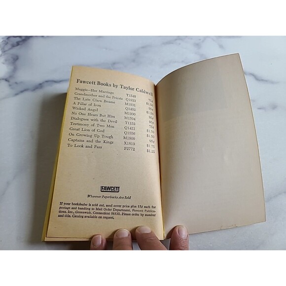 To Look And Pass By Taylor Caldwell Paperback - Picture 8 of 10